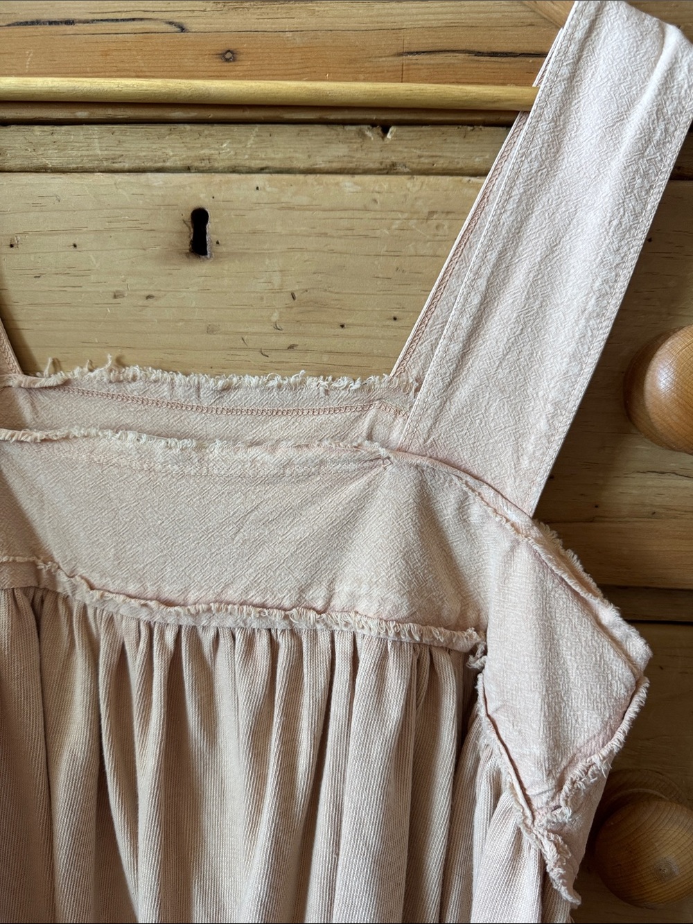Free People Women's Blush Sleeveless Babydoll Tank Top - Picture 2 of 4